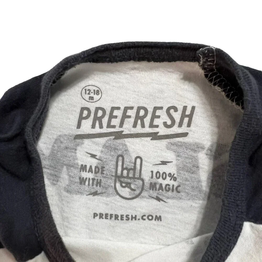 Prefresh 12-18m Bat Basketball Slam Dunks Raglan Tee